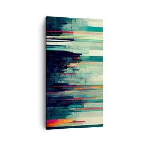 Obraz na płótnie - Futurystyczne miasto - 45x80 cm