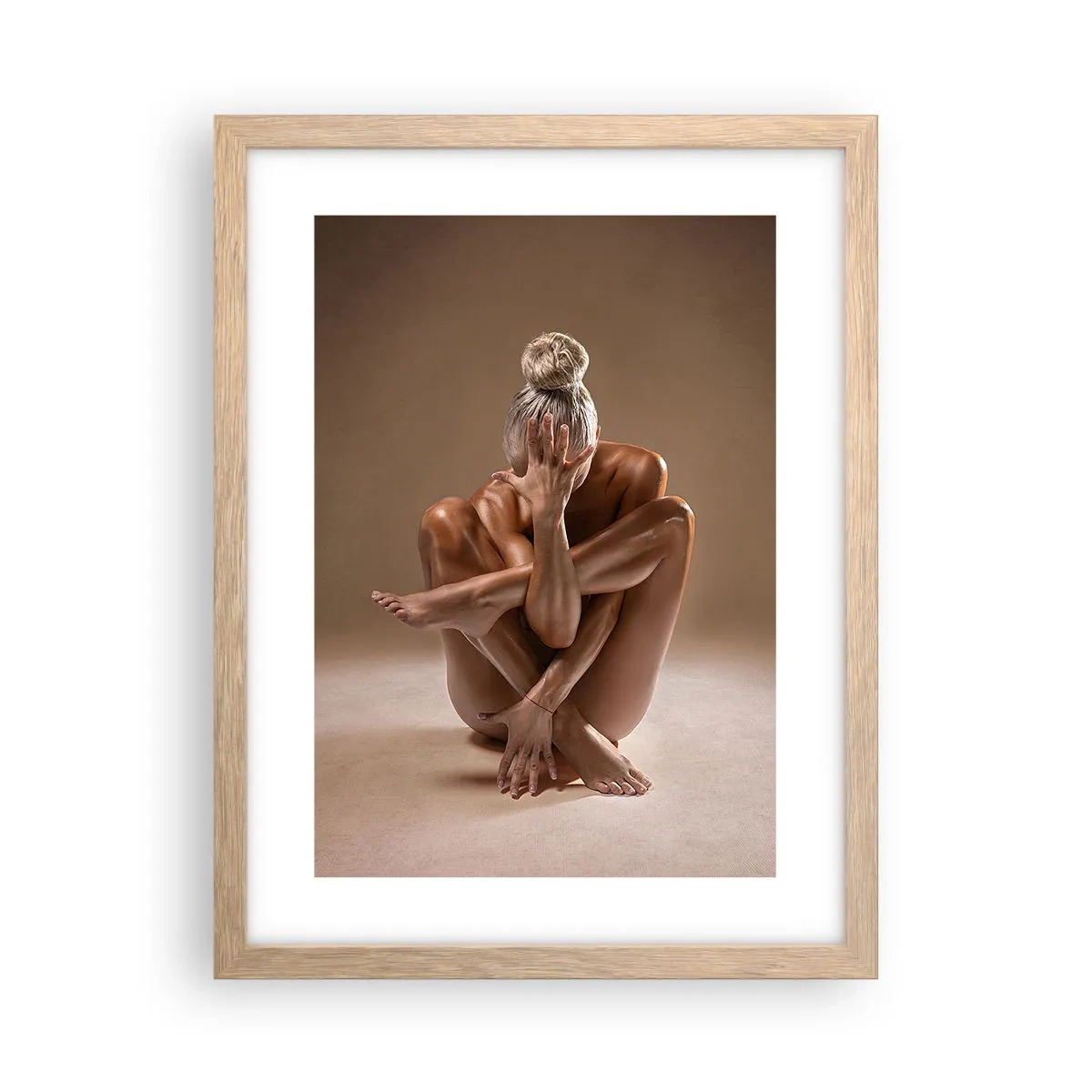 Plakat w ramie jasny dąb - Jedność ciała i ducha - 30x40 cm