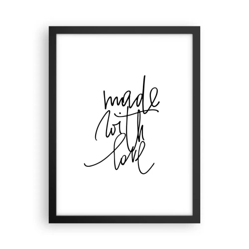 Plakat w czarnej ramie - Najlepsza marka - 30x40 cm