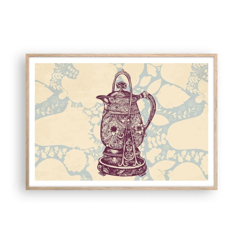 Plakat w ramie jasny dąb - Uroda codzienności - 100x70 cm