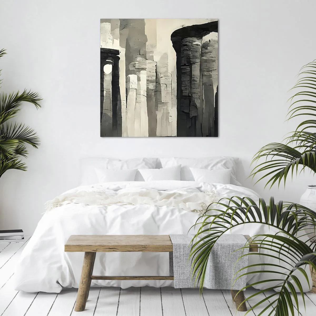 Obraz na płótnie - Majestat antyku - 40x40 cm