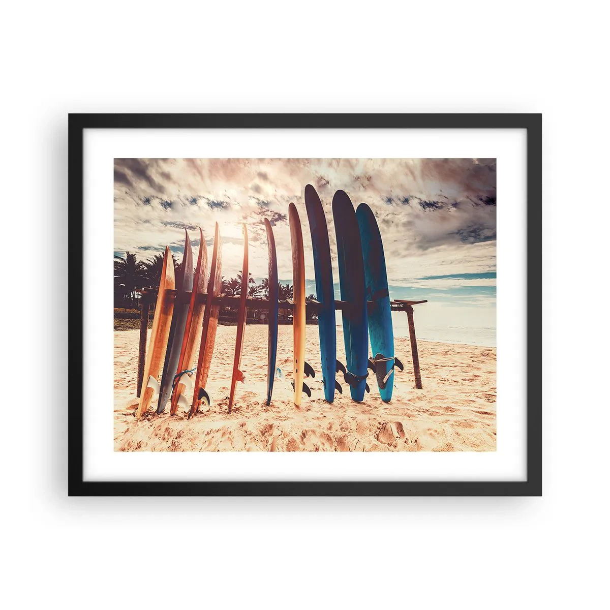 Plakat w czarnej ramie - Dobranoc, do jutra - 50x40 cm