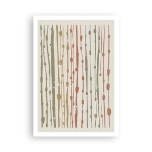 Plakat - Muzyczny zapis barw - 70x100 cm