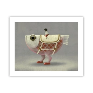 Plakat - Ryboński jeździec - 50x40 cm