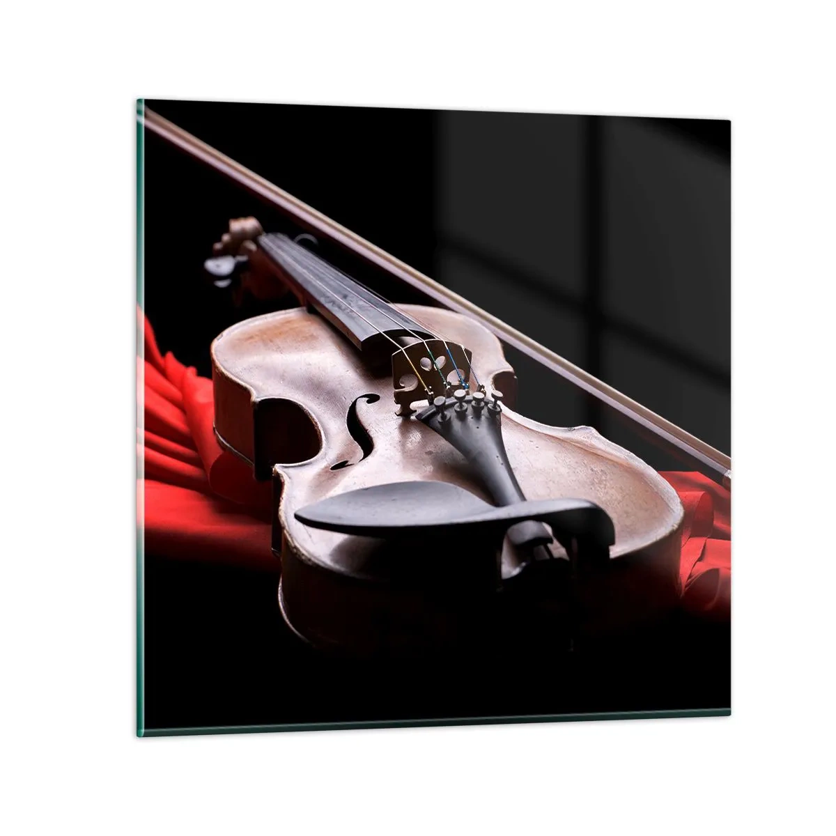 Obraz na szkle - Muzyka uczuć - 40x40 cm