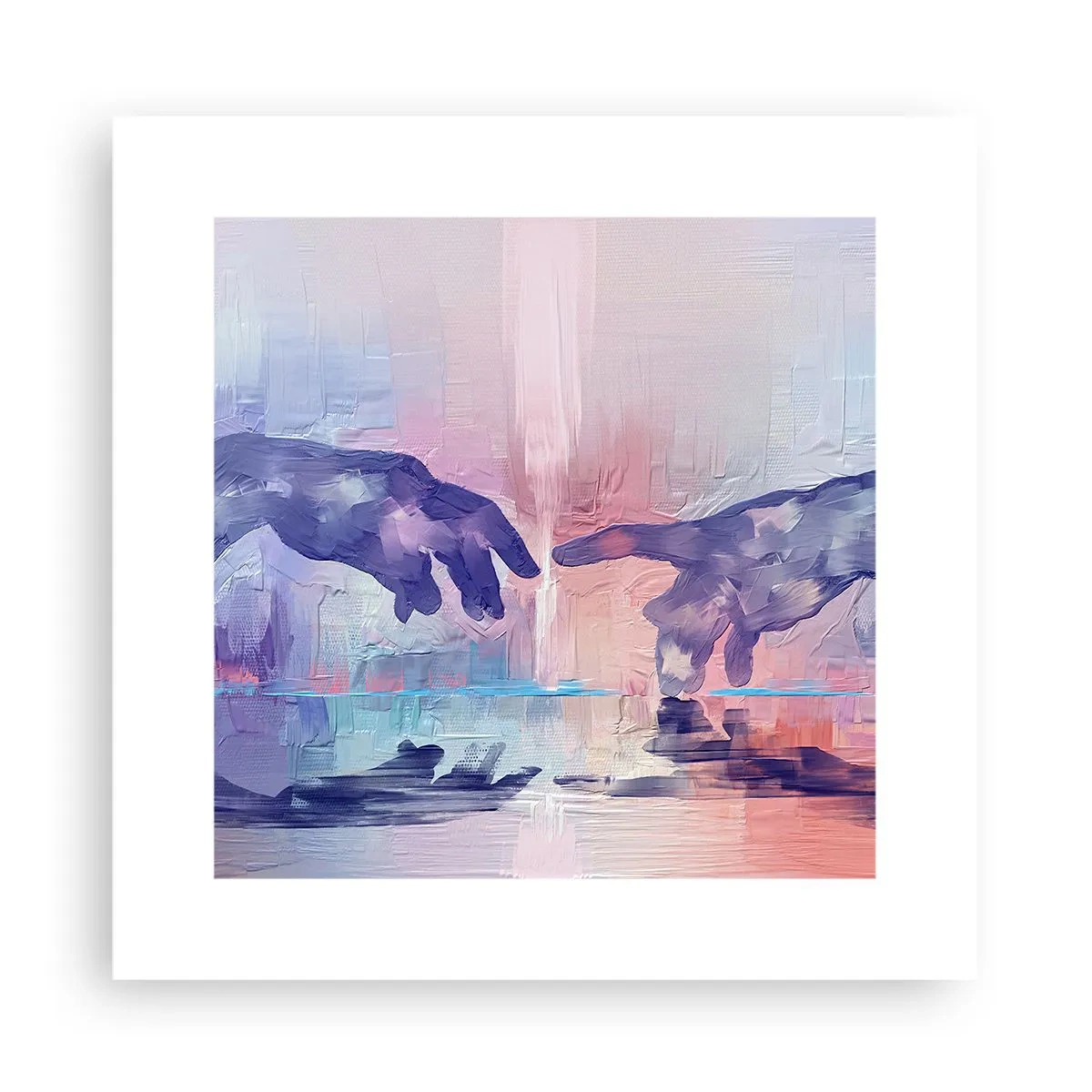 Plakat - Boska iskra życia - 30x30 cm