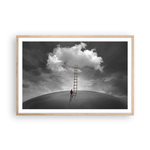 Plakat w ramie jasny dąb - Wszystko możliwe - 91x61 cm