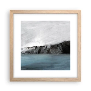 Plakat w ramie jasny dąb - Woda – ziemia: starcie żywiołów - 30x30 cm