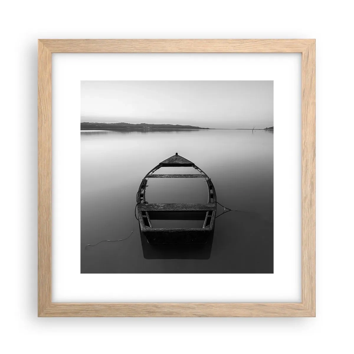 Plakat w ramie jasny dąb - Tęsknota i melancholia - 30x30 cm