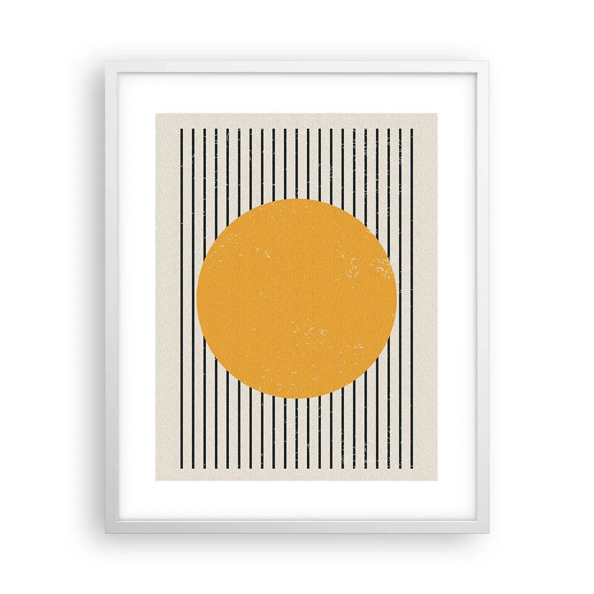 Plakat w białej ramie - Siła prostoty - 40x50 cm
