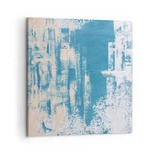 Obraz na płótnie - Przez lodowy sopel - 50x50 cm