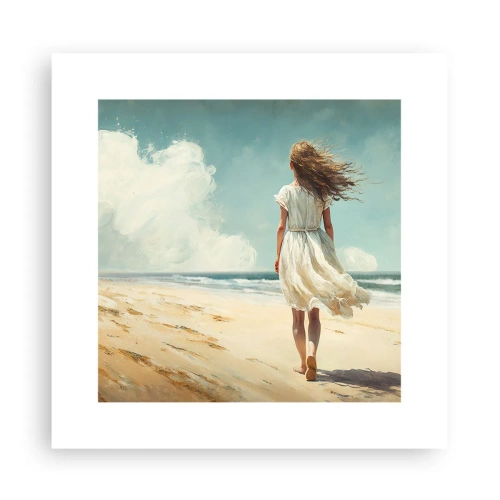 Plakat - Na spotkanie słońca i wiatru - 30x30 cm