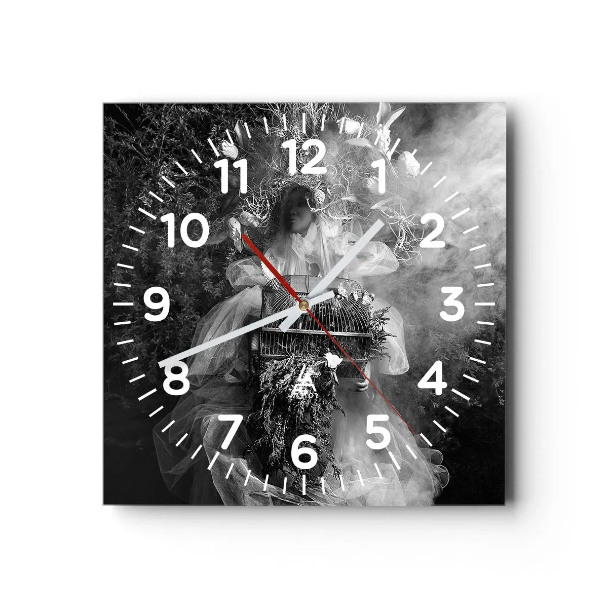 Zegar ścienny - Sama Matka – Natura - 30x30 cm