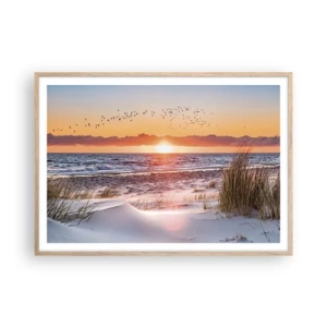 Plakat w ramie jasny dąb - Pejzaż horyzontalny - 100x70 cm