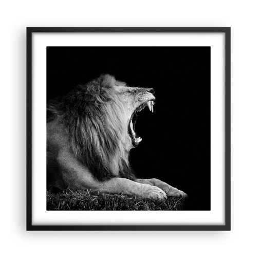 Plakat w czarnej ramie - Bez żadnych wątpliwości - 50x50 cm