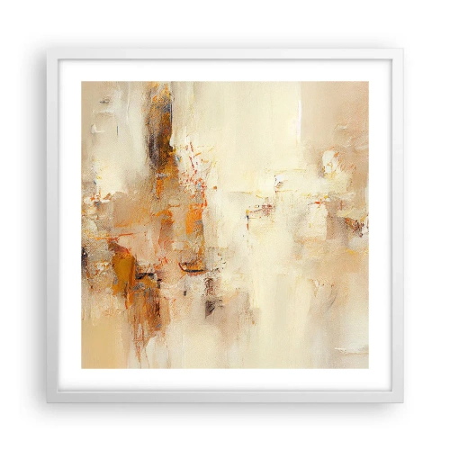 Plakat w białej ramie - Dusza bursztynu - 50x50 cm