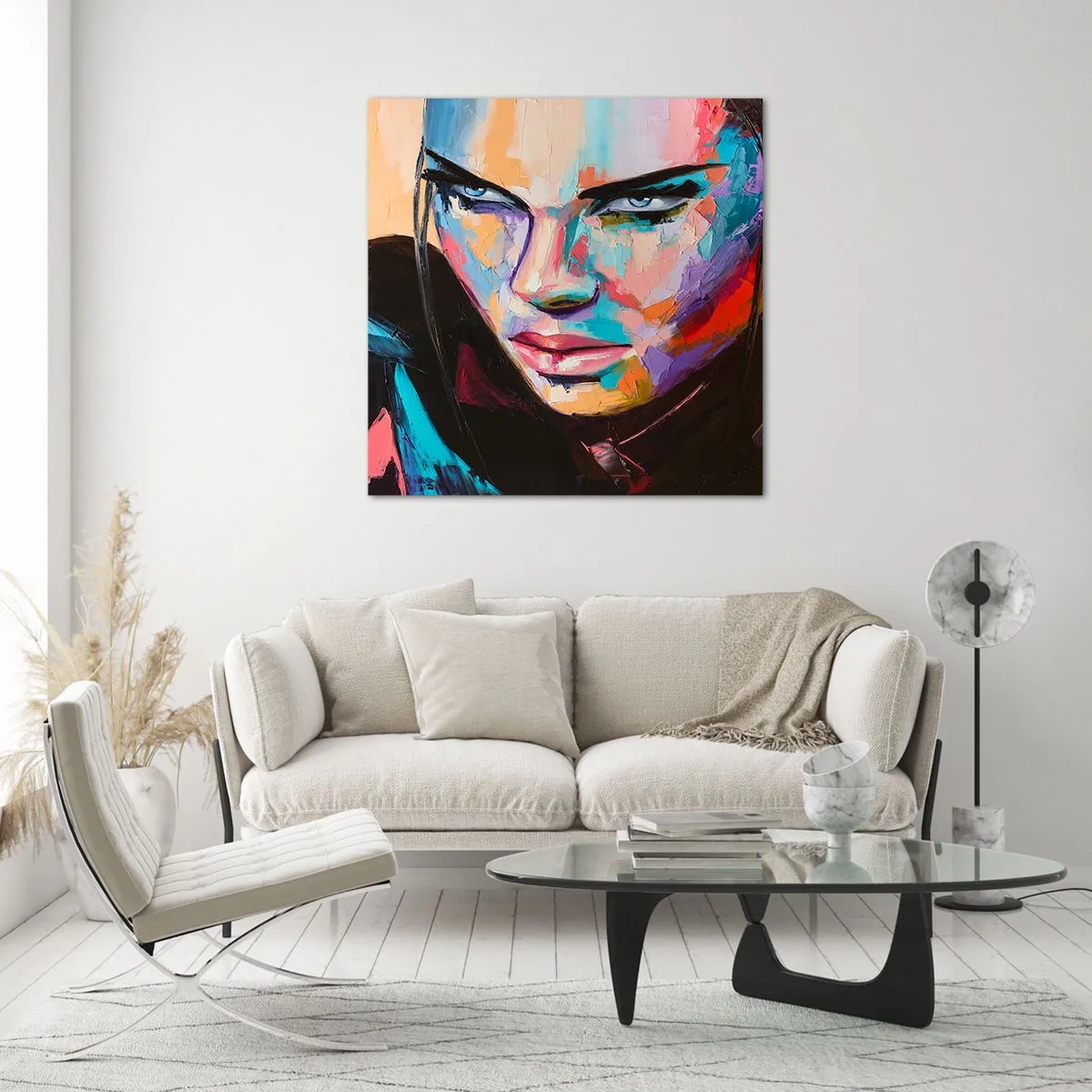 Obraz na szkle - Dzikość serca - 30x30 cm