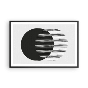 Plakat w czarnej ramie - Jego alter ego - 91x61 cm