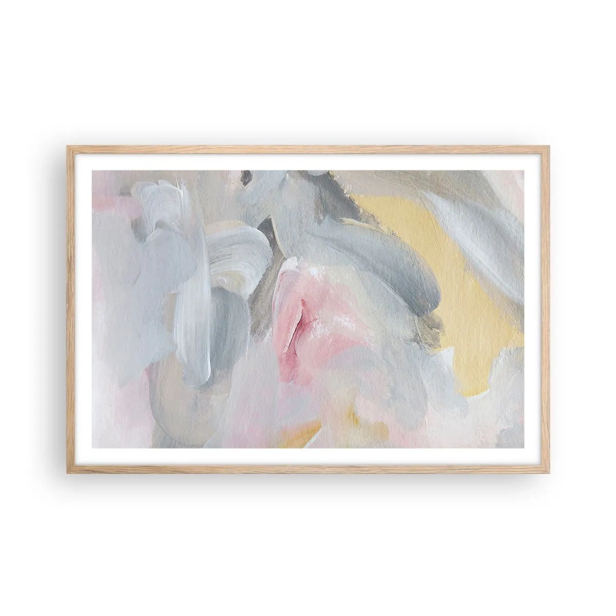 Plakat w ramie jasny dąb - W pastelowym świecie - 91x61 cm