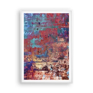 Plakat w białej ramie - Pamięć i niepamięć - 70x100 cm