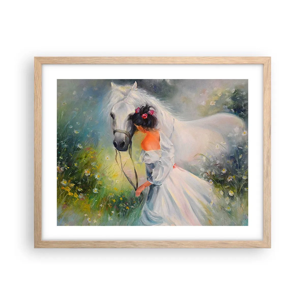 Plakat w ramie jasny dąb - Jak z pięknego snu - 50x40 cm