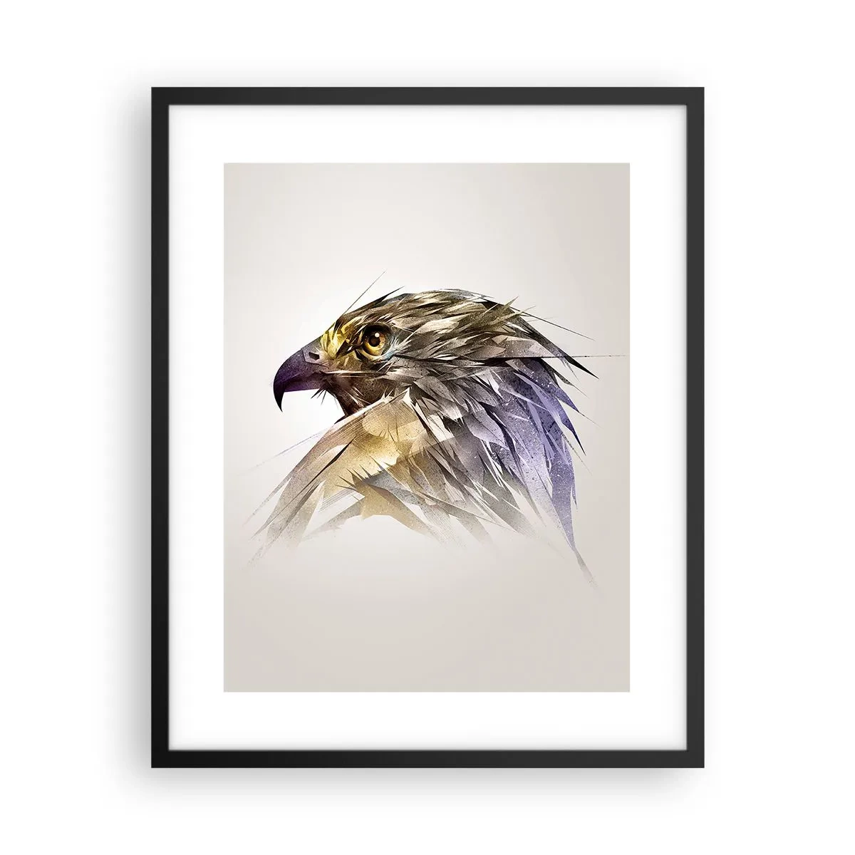 Plakat w czarnej ramie - Portret wojownika - 40x50 cm