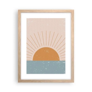 Plakat w ramie jasny dąb - Codzienny cud - 30x40 cm