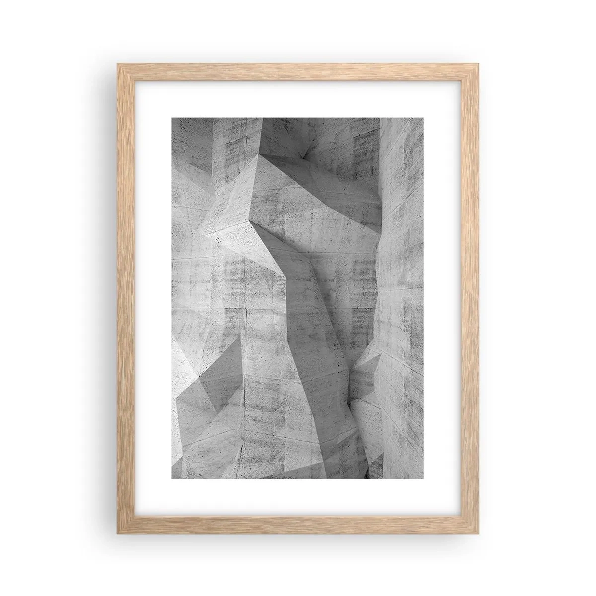 Plakat w ramie jasny dąb - Prawdziwe wyzwanie - 30x40 cm