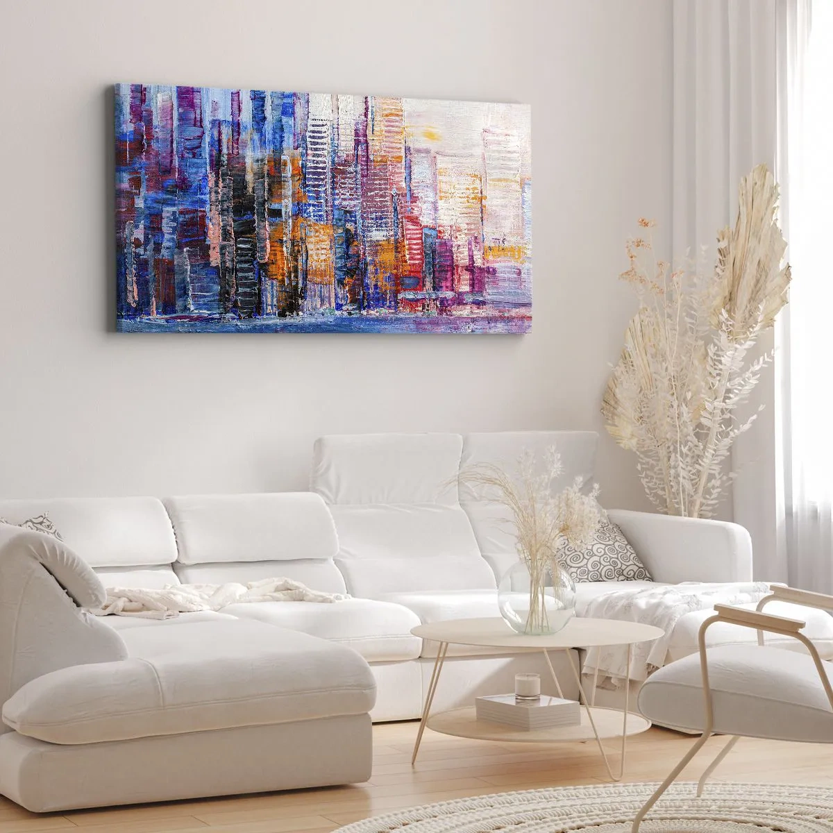 Obraz na płótnie - Radosna metropolia - 100x40 cm