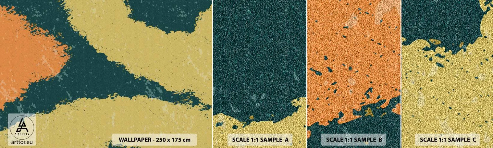 Fototapeta Próbka Standard Eco - Abstrakcja – powolnym ruchem - Abstrakcja, Sztuka, Postarzane - 100x30 cm
