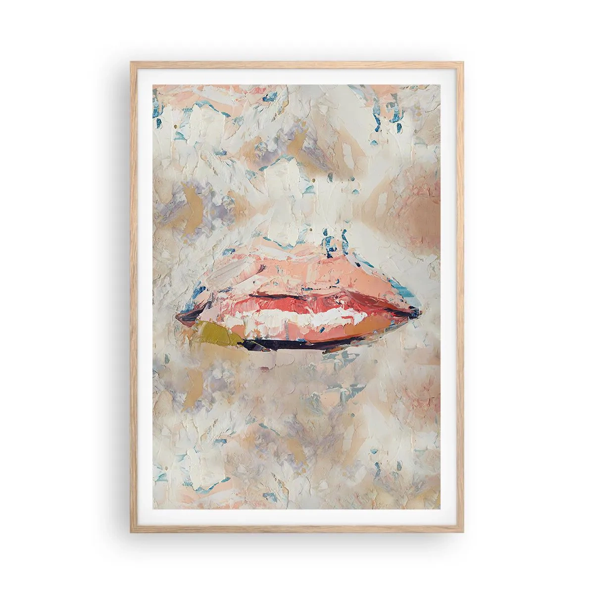 Plakat w ramie jasny dąb - Budzi zmysły - 70x100 cm