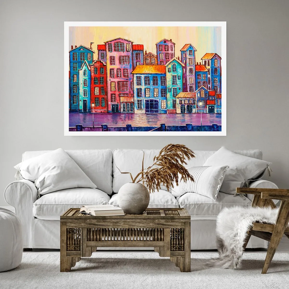 Plakat - Miasto jak z bajki - 91x61 cm