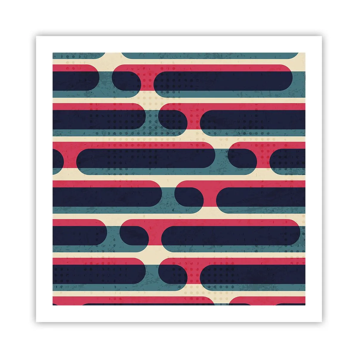 Plakat - W głąb i do przodu - 60x60 cm
