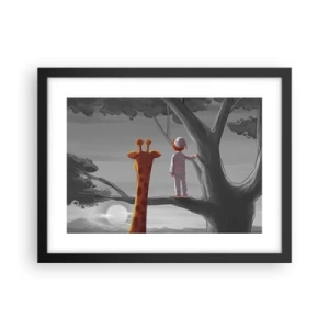 Plakat w czarnej ramie - To się naprawdę dzieje - 40x30 cm