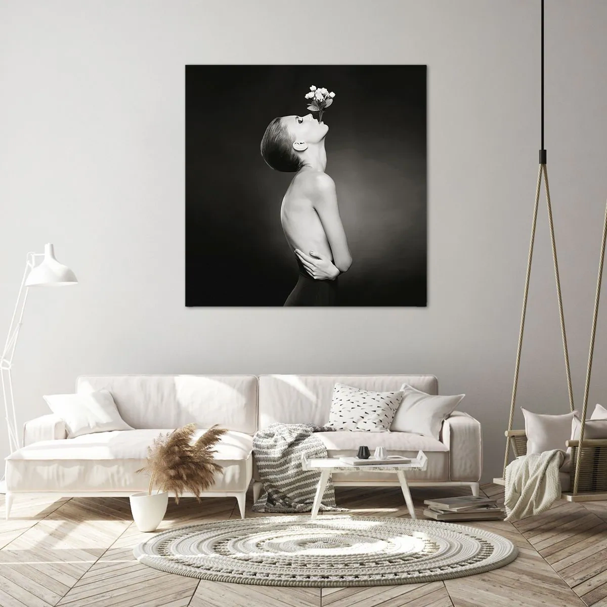 Obraz na płótnie - Ekscentryczna elegancja - 70x70 cm