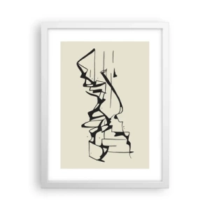 Plakat w białej ramie - Być może pejzaż - 30x40 cm