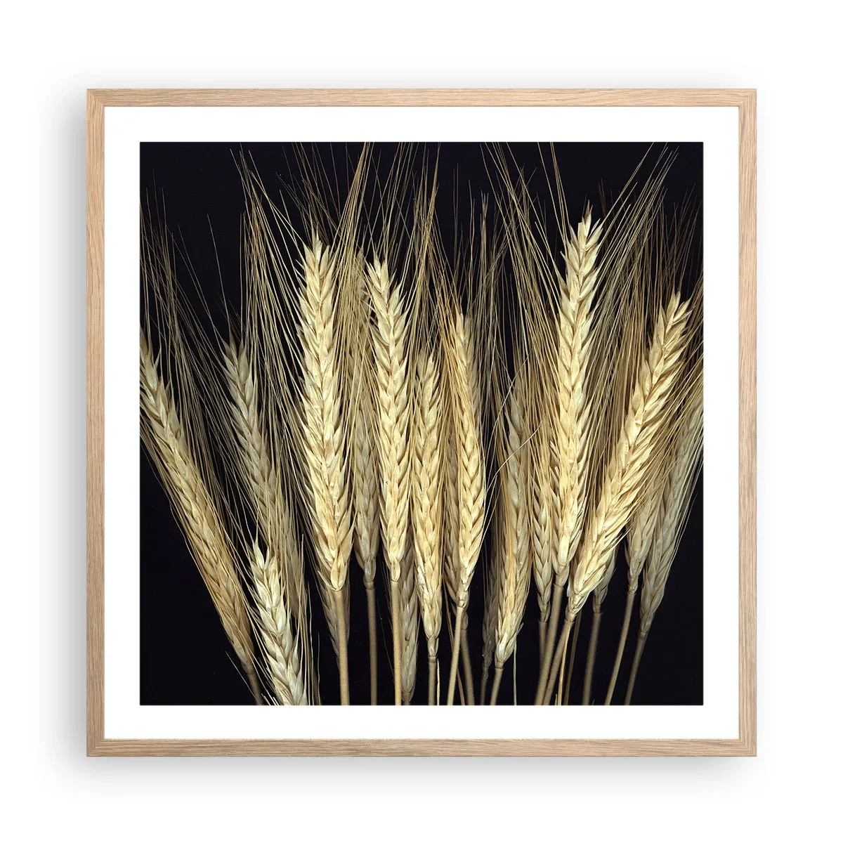 Plakat w ramie jasny dąb - Rustykalna magia - 60x60 cm