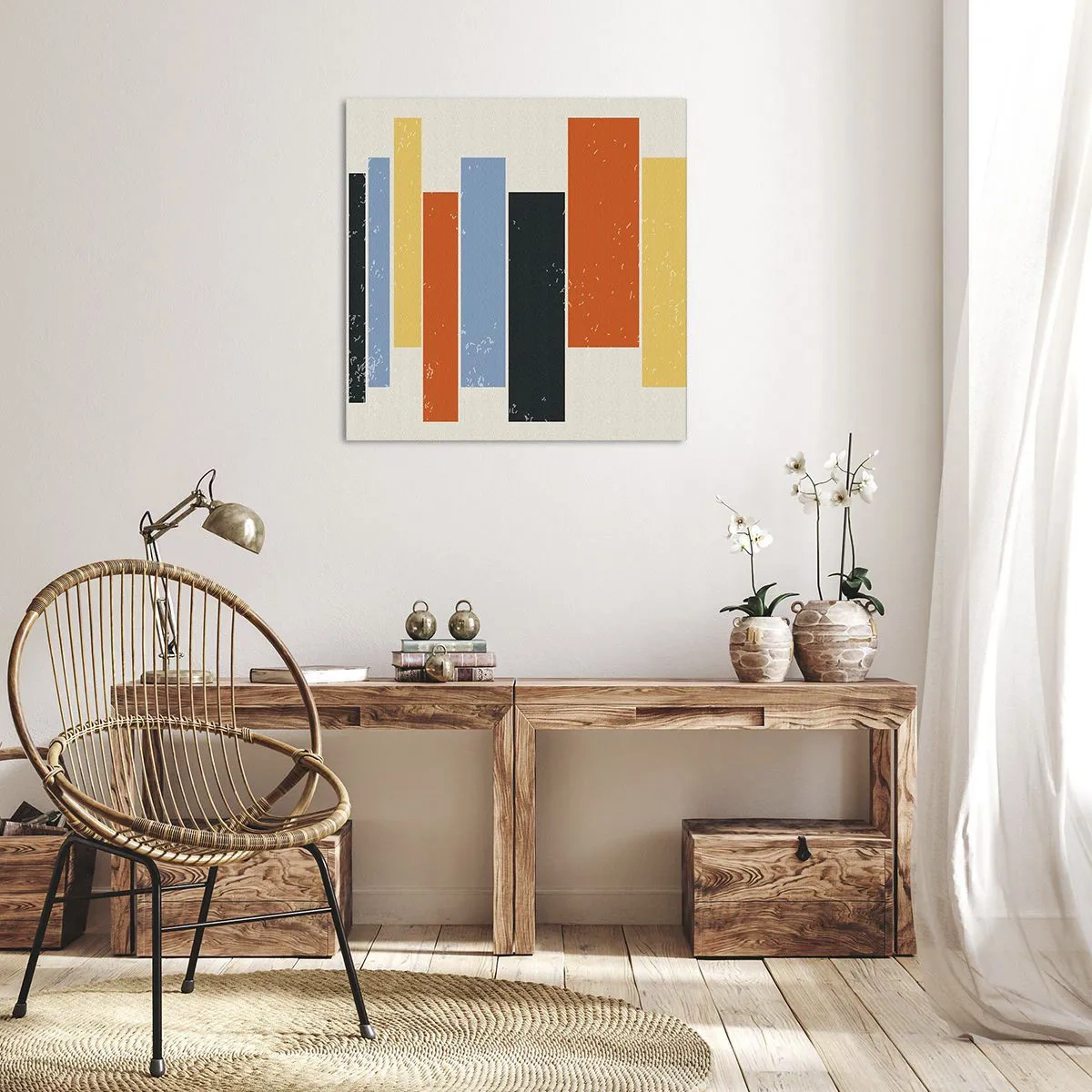 Obraz na płótnie - Zapis muzyki - 40x40 cm