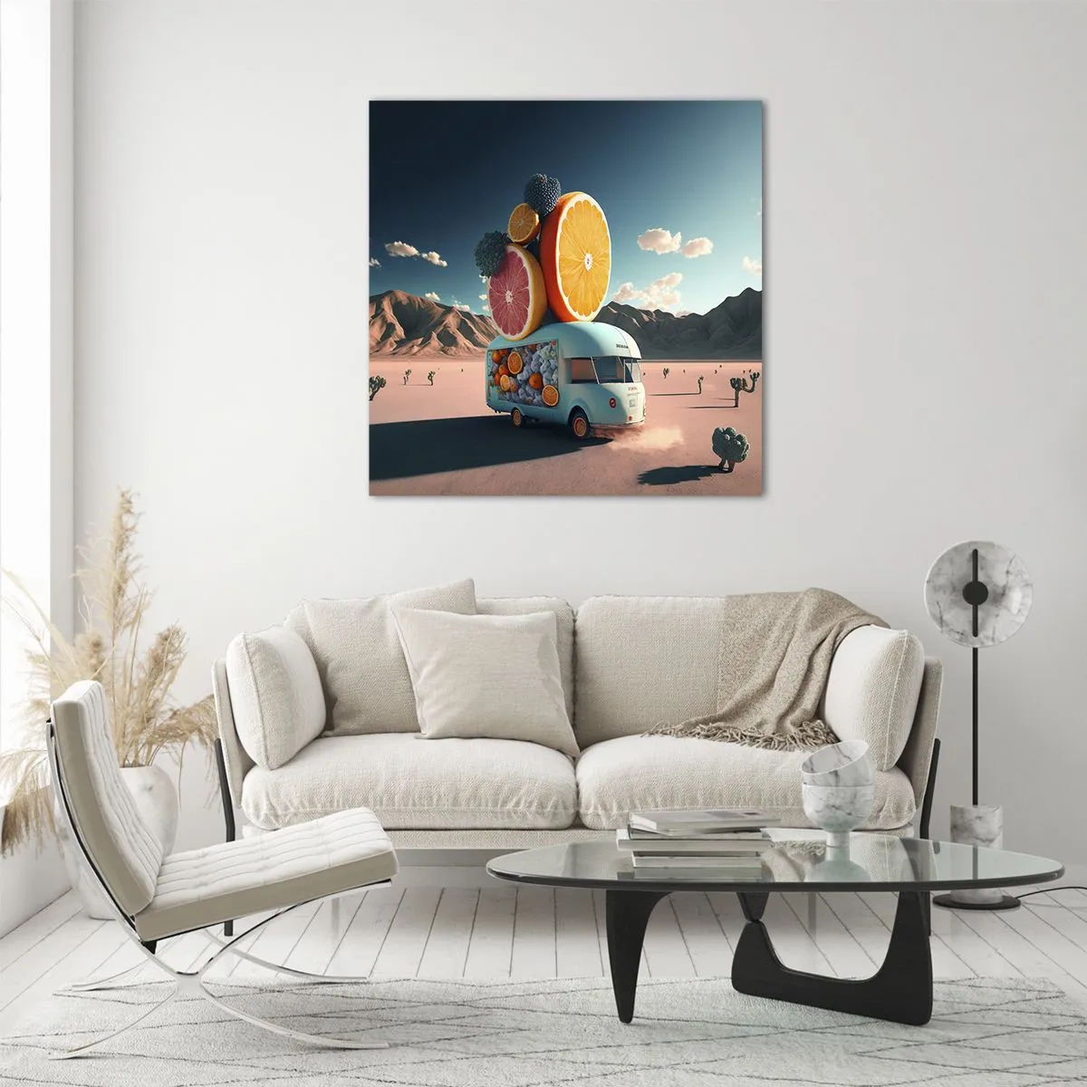 Obraz na szkle - Smak wakacji - 60x60 cm