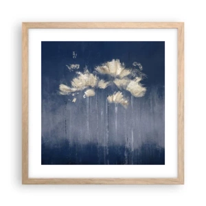 Plakat w ramie jasny dąb - Jak płatki na wietrze - 40x40 cm