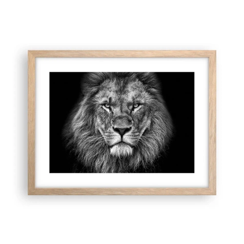 Plakat w ramie jasny dąb - W stroju koronacyjnym - 40x30 cm