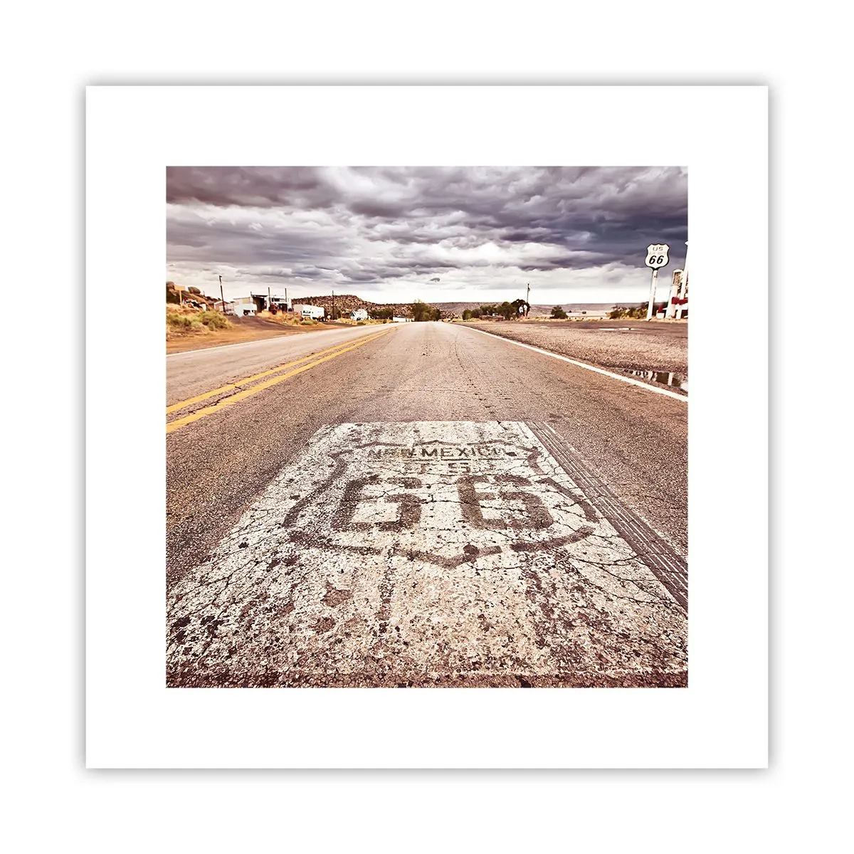 Plakat - Mother Road - amerykańska legenda - 30x30 cm