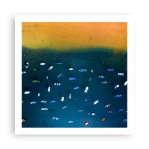 Plakat - Wakacyjna gra - 60x60 cm