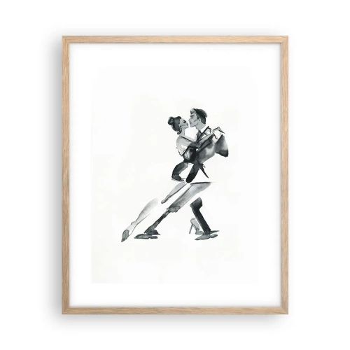 Plakat w ramie jasny dąb - W jednym rytmie - 40x50 cm