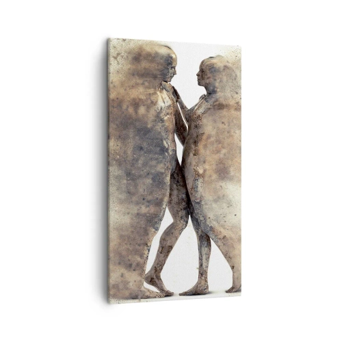 Obraz na płótnie - Z prochu powstali, by kochać - 45x80 cm