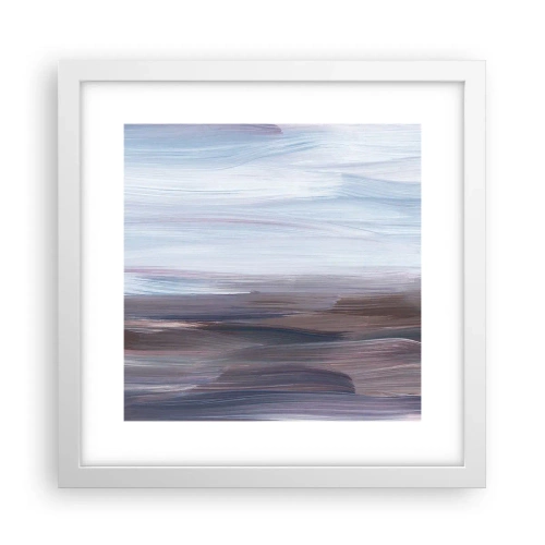 Plakat w białej ramie - Żywioły: woda - 30x30 cm