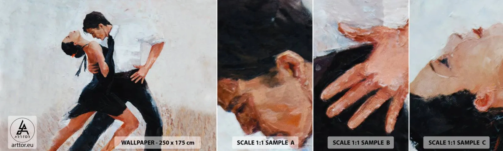 Fototapeta Próbka Standard Eco - Tango mych marzeń i snów - Abstrakcja, Taniec, Tango - 100x30 cm