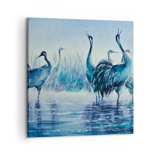 Obraz na płótnie - Poranne spotkanie - 60x60 cm
