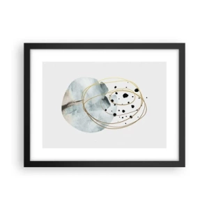 Plakat w czarnej ramie - W objęciach przestrzeni - 40x30 cm