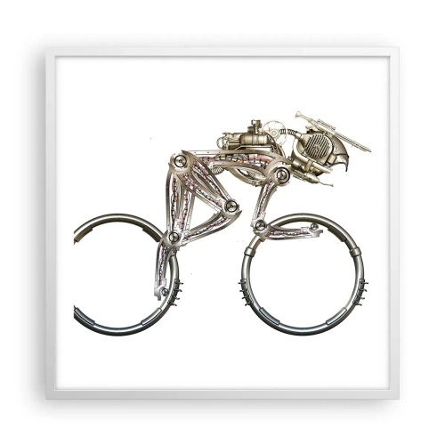 Plakat w białej ramie - Wspaniała maszyna - 60x60 cm